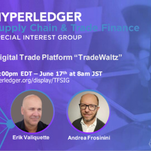 6月17日にHyperLedger サプライチェーン・貿易金融部会で講演しました。