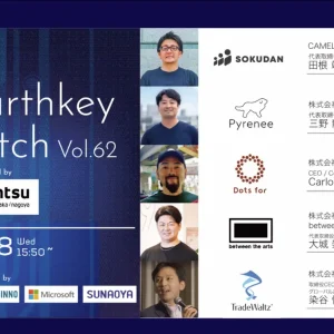 TradeWaltz participated in the “earthkey pitch”.